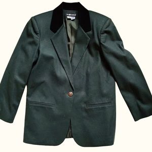 Sag Harbor Olive Green wool blazer